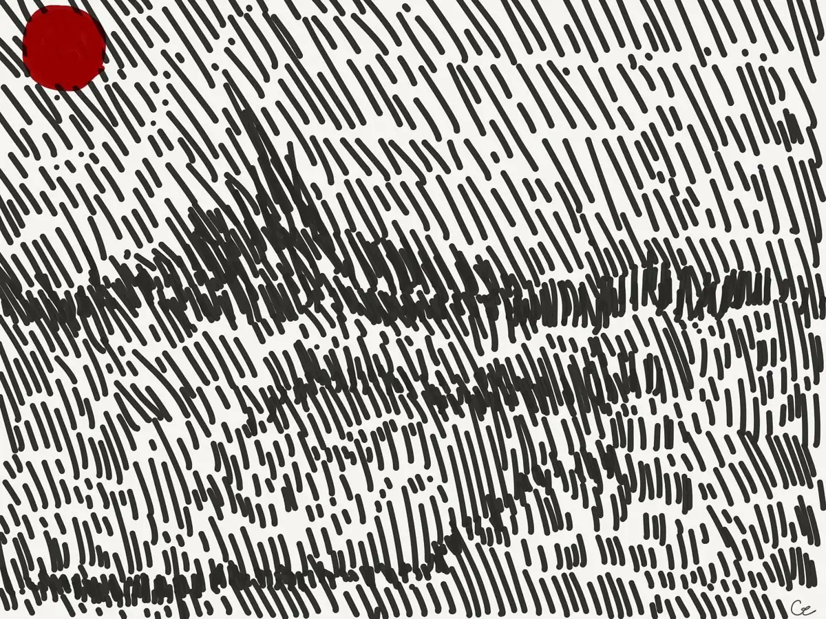 Hors du flot · Out of the flow, œuvre de GCa.rtwork