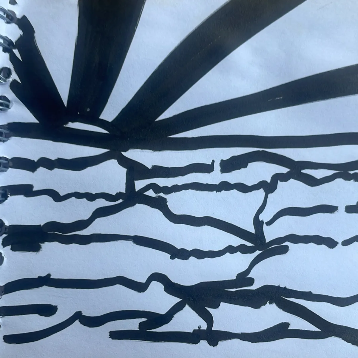 Soleil couchant sur l'océan · Sunset over the ocean, œuvre de GCa.rtwork